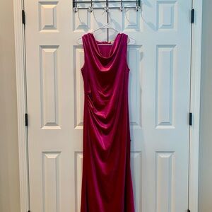 Elegant Pink Evening Gown